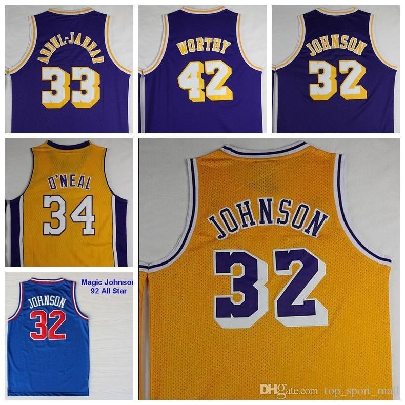 magic johnson jersey