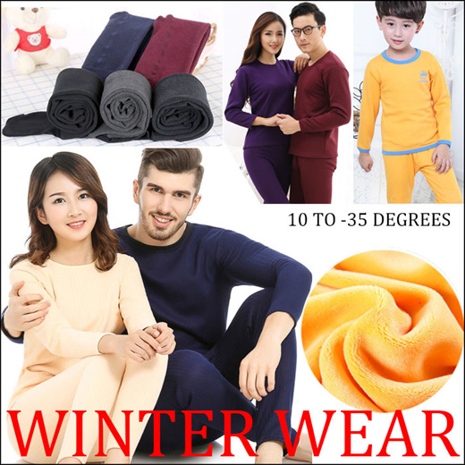 Qoo10 - [HEAT INNER]Winter inner wear set for man( long t-shirts+long pants  ) : Men's Clothing