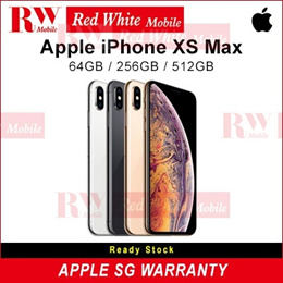 Quube Apple iPhone Xs MAX Local Set With Singapore Apple Warranty 12 Mths