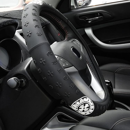 Qoo10 - Cartoon LaTeX steering wheel cover anime Chrome Hearts car Four  Season : Automotive & Ind