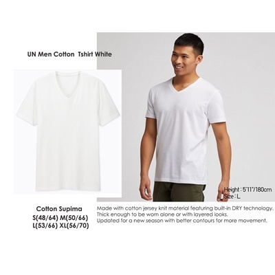 UN Men Tshirt White