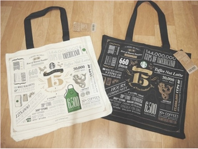 starbucks eco bag