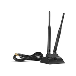 2pcs SMA Female WiFi Antenna 2dBi for Wireless LAN Router Dual Band WTES 