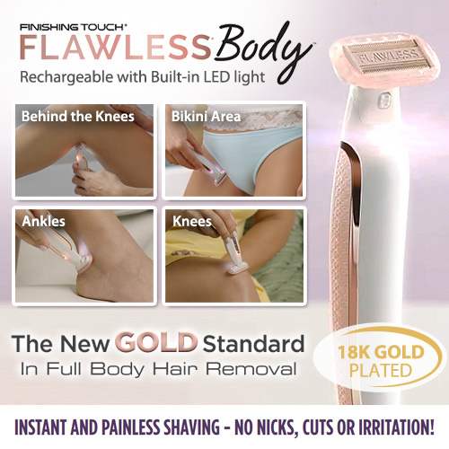Qoo10 - Finishing Touch® Flawless Body shaver : Household & Bedding