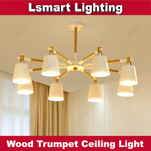 wood mini pendant light