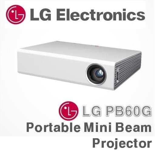 Qoo10 - LG PB60G New Portable Mini Beam Projector DLP LED 3D Ready HD