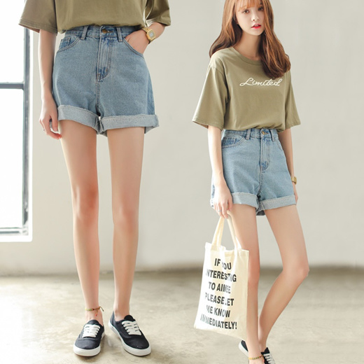 korean high waisted shorts