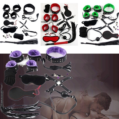 10pcs Set Sex Toys Adult Bondage Kit Bedroom Fun Couple Play Toys Fashion Hobbies