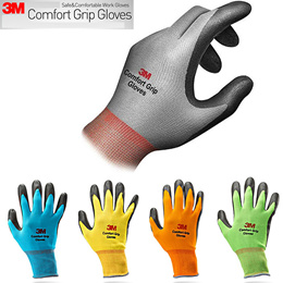 *6 pairs or 12 pairs* 3M Comfort Grip Work Gloves Safety Gardening Mechanic Construction