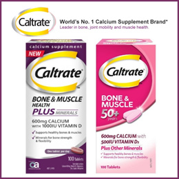 Caltrate Bone Health 600 D3 Bone Strength Calcium Supplement