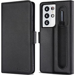 for Galaxy S21 Ultra 5G Case with S Pen Holder, Slim Soft TPU and