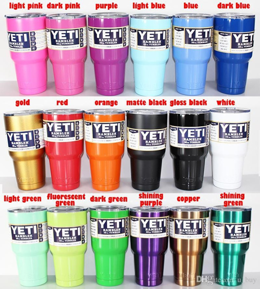 Colors Yeti Rambler Tumbler Cup 