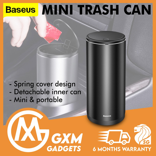 Baseus Car Trash Can Mini Garbage Can Auto Trash Bin Dustbin