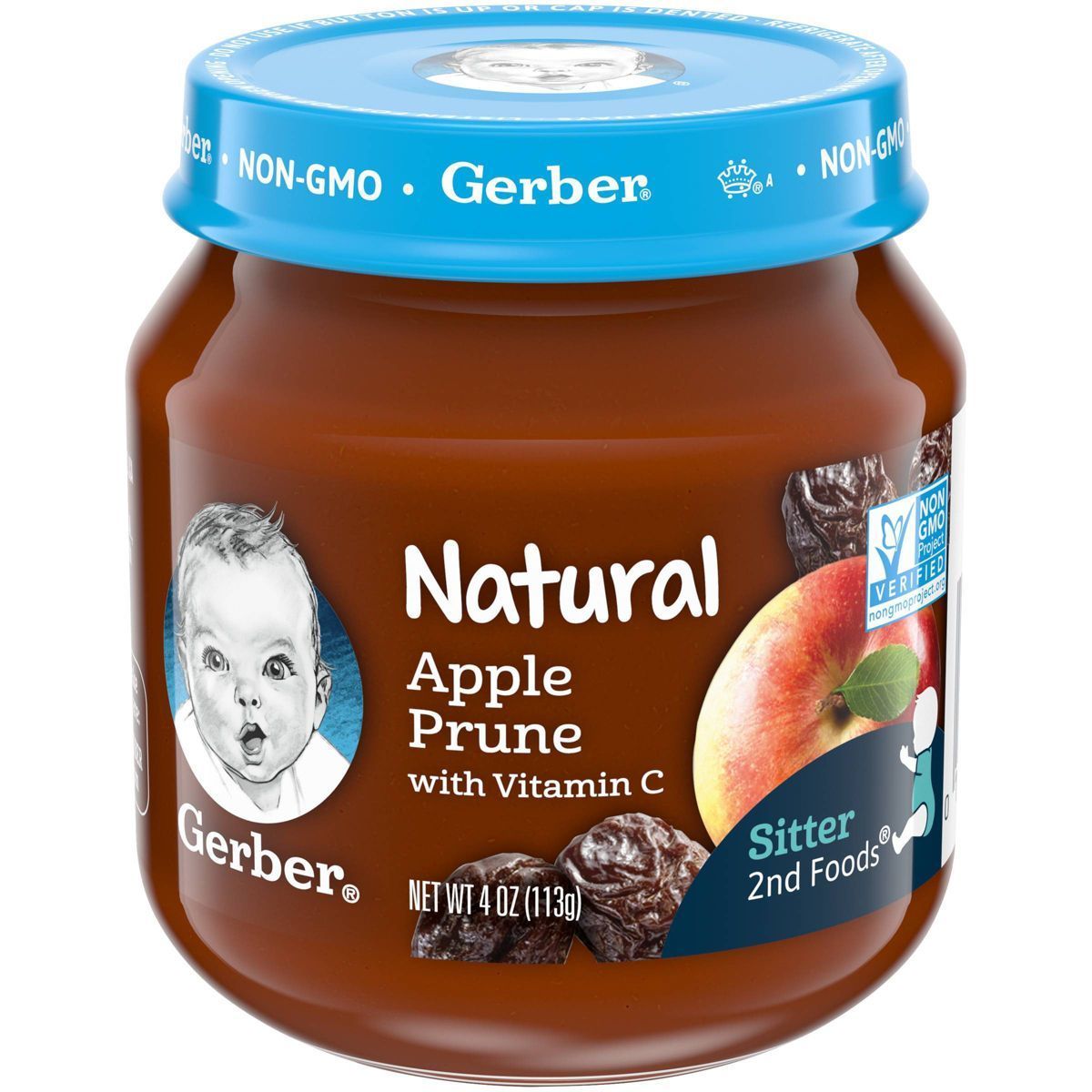 plum gerber baby food