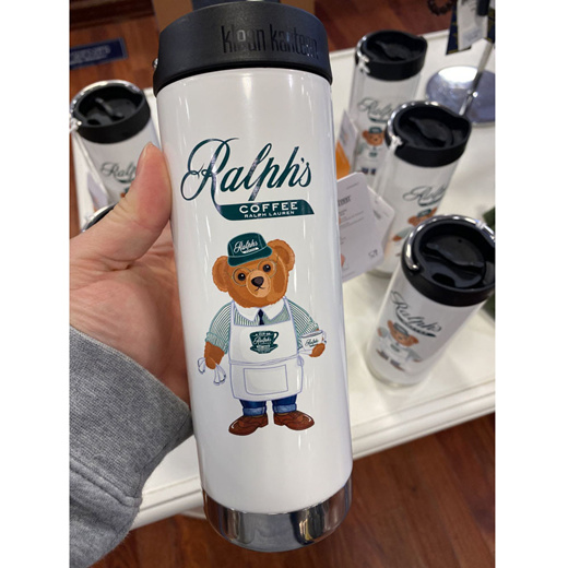 RALPH'S COFFEE Tumbler Polo Bear Ralph Lauren Stainless Bottle Mug