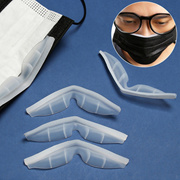 Mask Fitting Silicone Nose Pads White KN95 Mask Fitting Nose Bridge With Adhesive Shaping Strip
