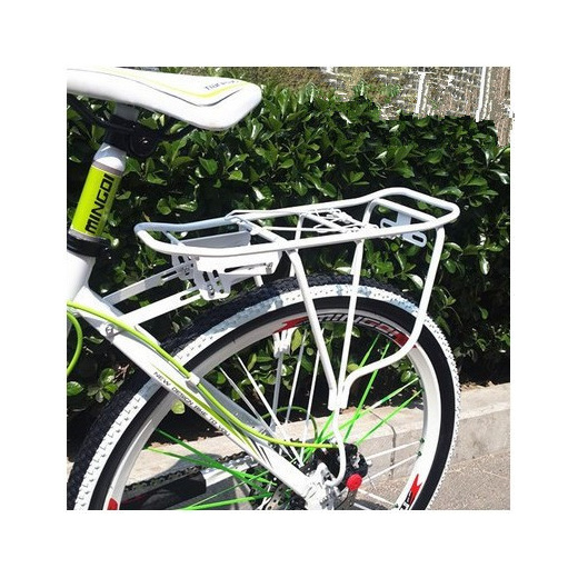white bike rack