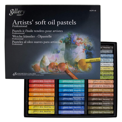 Qoo10 - Mungyo Gallery Soft Oil Pastels Set of 48 - Assorted Colors :  Stationery & Supplies