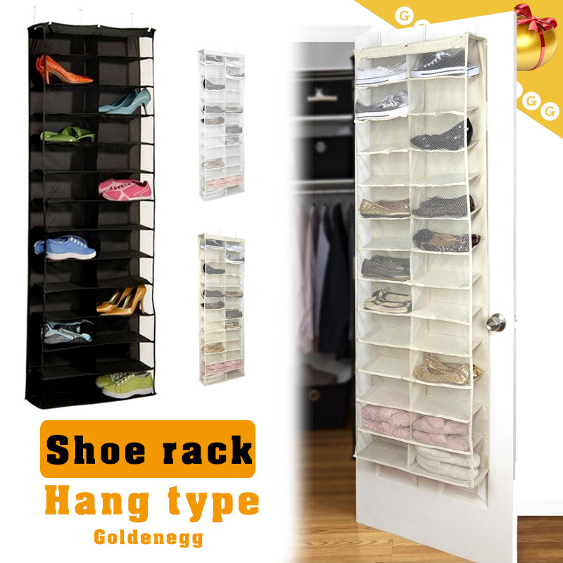 Qoo10 Multi Purpose Over The Door Hanging Shoes Organiser Gda Hanging Shoe Furniture Deco