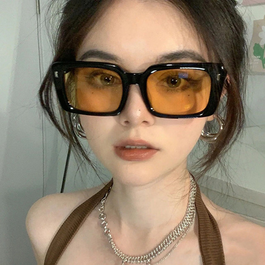 Qoo10 - Vintage Square Sunglasses Woman Brand Designer Shades