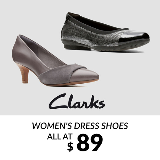 clarks womens dress pumps