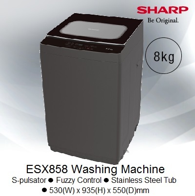 sharp washer esx858