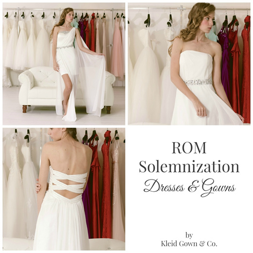 simple short wedding dress for rom singapore