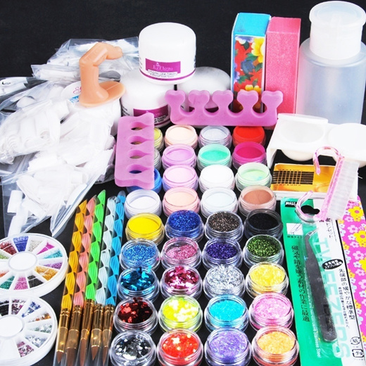 Qoo10 Nailart Acryl Set Profi Nagelset Acrylpulver Starterset Cosmetics