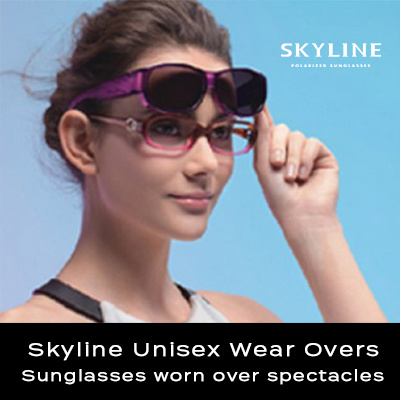 Skyline wear store over sunglasses