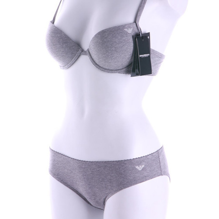 [US$73.26]Armani Emporio Armani Womens Bra Panties Underwear Set 5A263 Gray