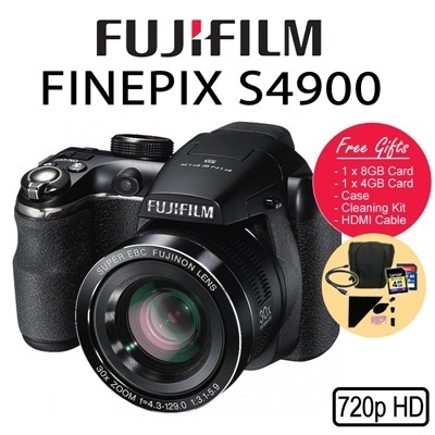 kanaal Psychologisch zwanger Qoo10 - [Fujifilm] Fujifilm FinePix S4900 FREE 4GB SD *Fujifilm Singapore 1  Ye... : Cameras & Record...