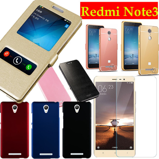 Qoo10 - Xiaomi Redmi Note 3 case cover leather BEST case Clear TPU