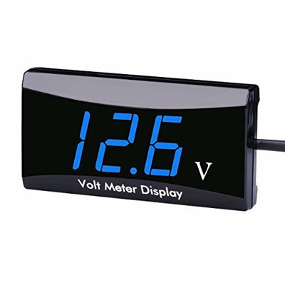 12//24V Mini LED Digital Car Auto Vehicle Battery Voltage Meter Tester Voltmeter