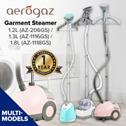 Garment Steamer 1.3L (AZ-1116GS) / 1.8L (AZ-1118GS) / 1 Year Warranty