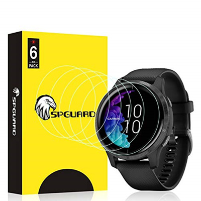 47mm kwmobile Screen Protector Compatible with Garmin Fenix 6 Protective Film for Fitness Tracker 