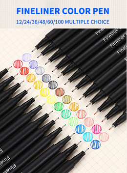 Bullet Journal 60colours 0.4mm Fineliner Watercolor Dual Tip Brush Artist  Marker Pens for Coloring - China Dual Tip Brush Marker, Dual Tip Brush Pen