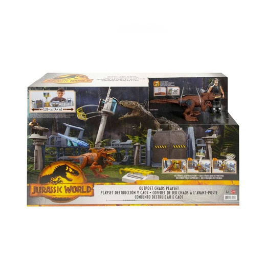 Qoo10 - Jurassic World Dominion Pyroraptor Outpost Chaos Playset : Toys