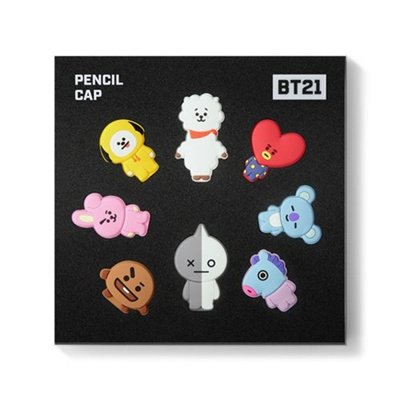 Qoo10 BT21  Set Dekorasi Pensil Tip Set Semua Anggota 