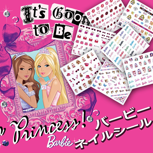 Qoo10 Barbie Nail Stickers Bath Body