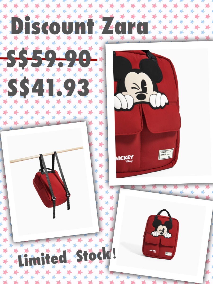 zara mickey backpack