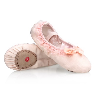 Baby Girls Soft Sole Ballet Slippers 