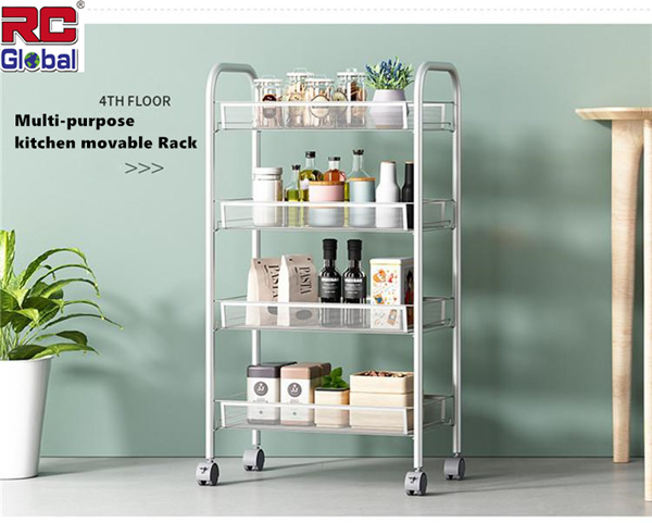 Buy Rc Global 34 Tier Multi Purpose Living Kitchen Movable Rack Holder Storage Shelves 4678