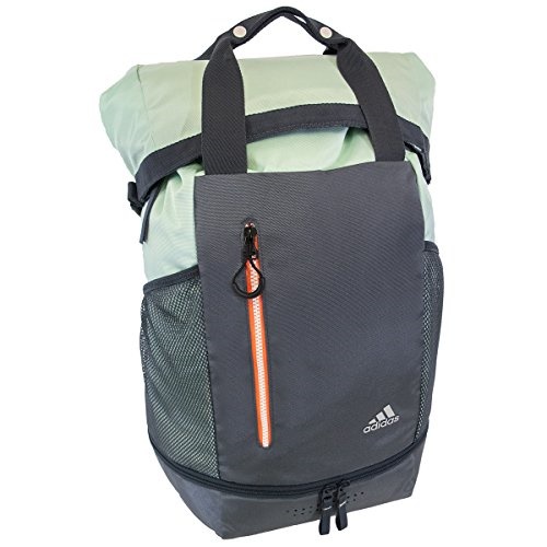 Qoo10 - adidas Womens Athletic Backpack, Deepest Space Grey/Frozen Green,  One  : Bag \u0026 Wallet