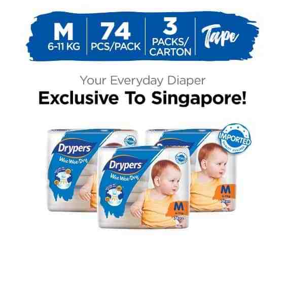 pampers drypers wee wee dry