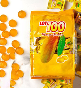 [ Bundle 3 ] Lot 100 Mango Gummy 130g