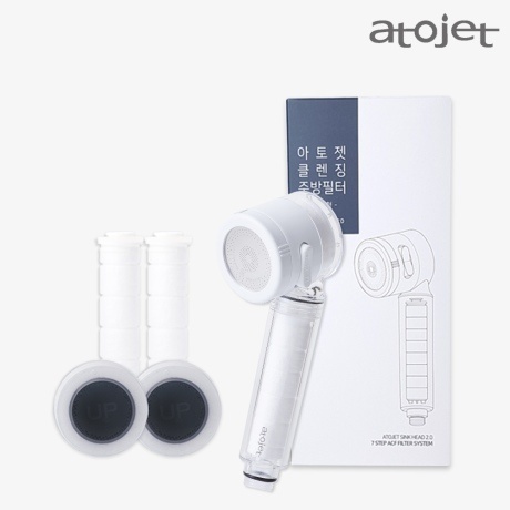 [6-month special price set] Atojet cleansing handy type 1 + head filter 2 + body filter 2