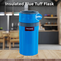 Trueware Insulated Blue Tuff Flask 500 ml (Water Bottle)