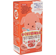 ★Direct delivery from Japan ★Okusuri飲めタね Ryukakusan Medicine Eaten Stick Strawberry 6 Packs