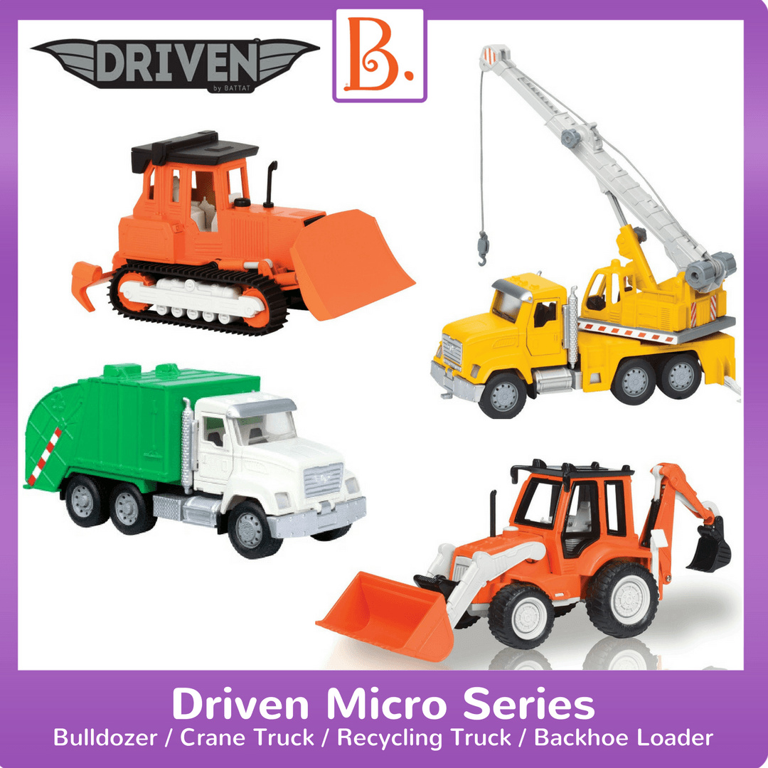 driven backhoe loader toy