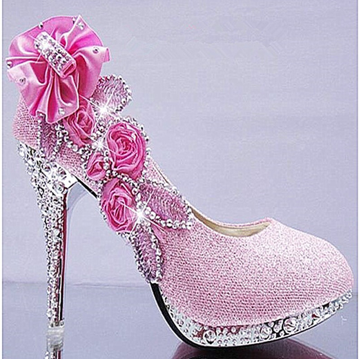 pink bottom high heels